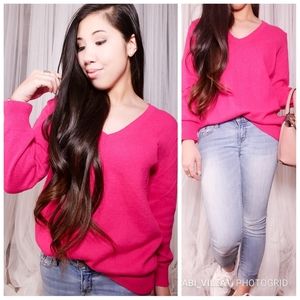 Old Navy oversized pink sweater
